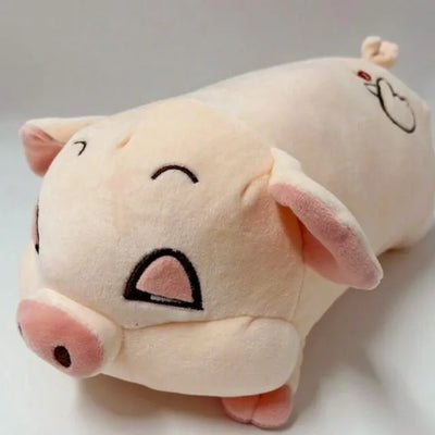 Cochon dormeur en doudou géant