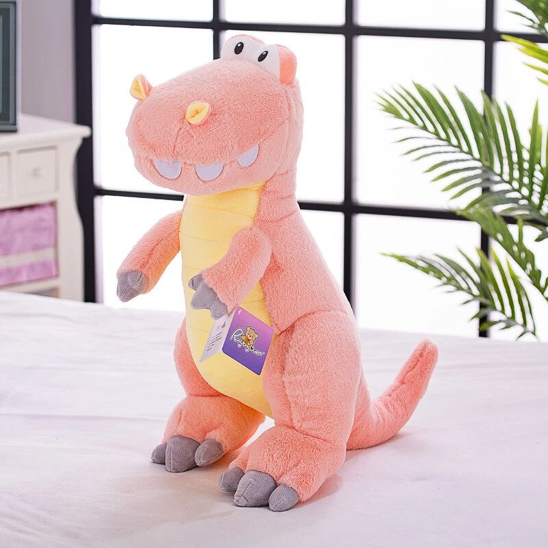 Peluche de dinosaure rose pleine de douceur