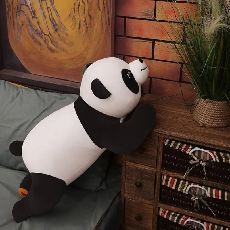 Grande peluche panda aux grands yeux adorable