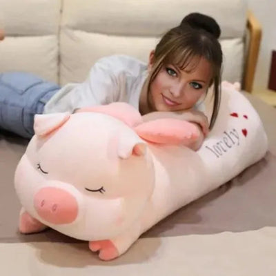 Cochon géant endormi tout doux