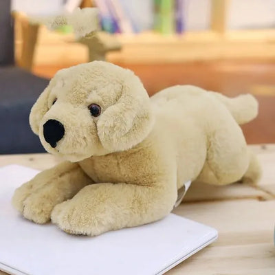 Peluche en chien domestique ultra câlin