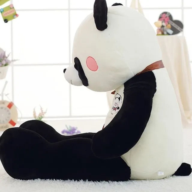 Panda géant en peluche adorable et rigolo