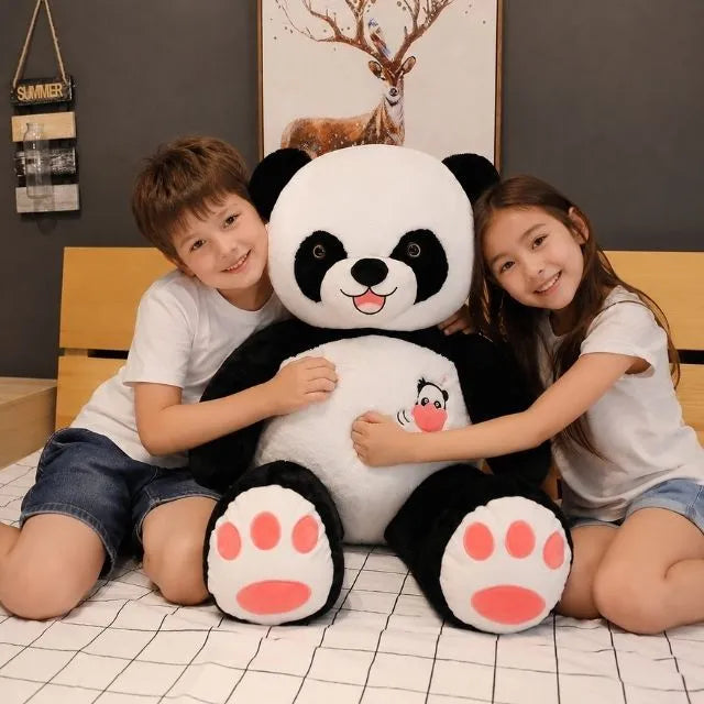Pelluche Panda géante à dorloter