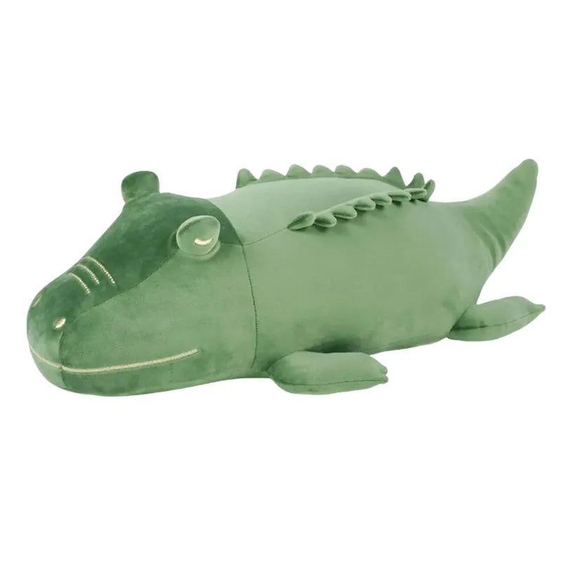 Sympathique peluche crocodile géant doux et moelleux