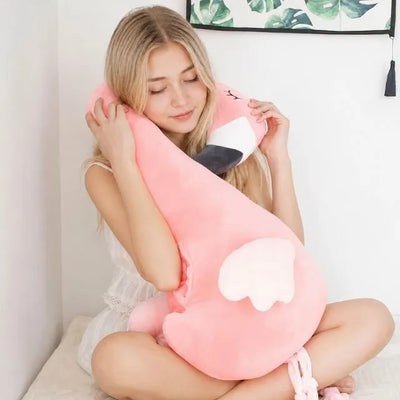 Peluche rose géante flamant rose mignon et câlin