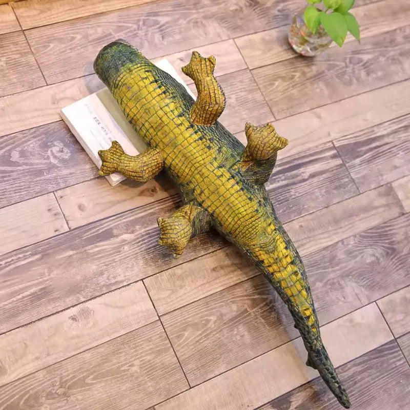 Crocodile en peluche aux grands yeux medium