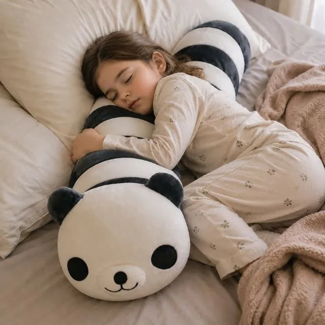Peluche panda animé rempli de tendresse
