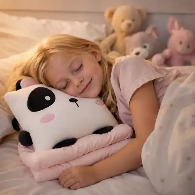 peluche trop mignonne panda aux gros yeux