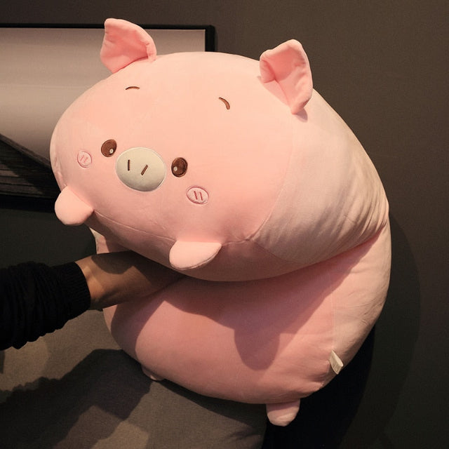Jouet en cochon peluche géante