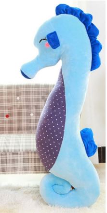 Peluche Hippocampe géant très câlin