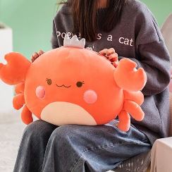 Reine des crabes en peluche