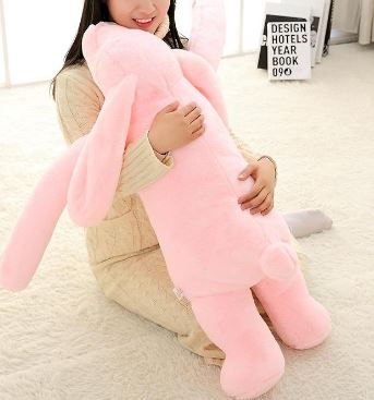 Peluche géante lapinou tout doux et câlin