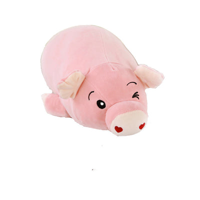 Grosse peluche cochon mignon