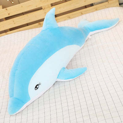 grande peluche dauphin
