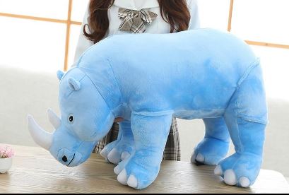 Rhinocéros sauvage ultra doux 60 cm