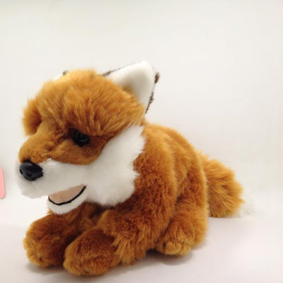 Grosse peluche renard à la fourrure ultra douce