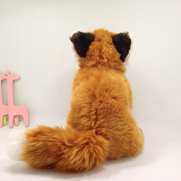 Grosse peluche renard à la fourrure ultra douce