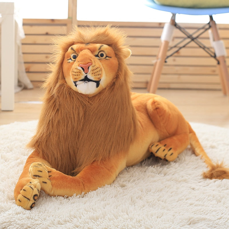 lion en peluche