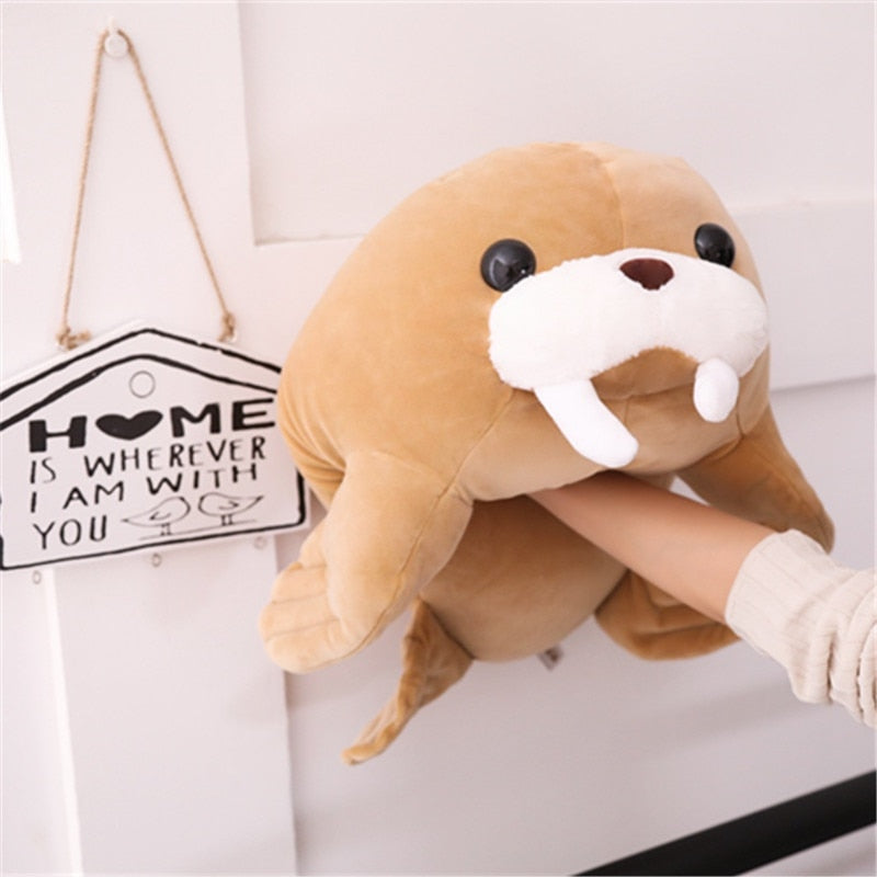 Jouet en peluche morse plein de douceur