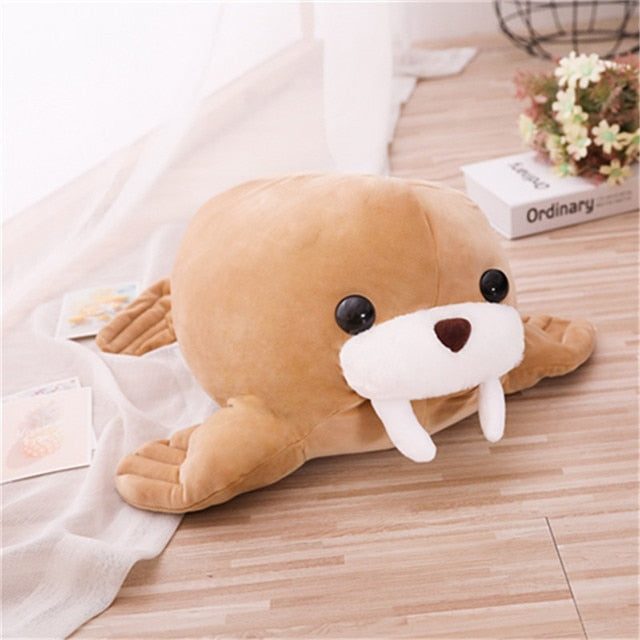 Jouet en peluche morse plein de douceur