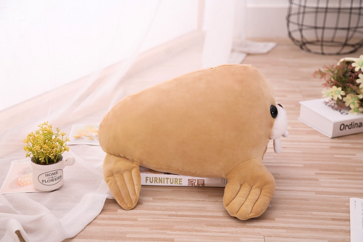 Jouet en peluche morse plein de douceur