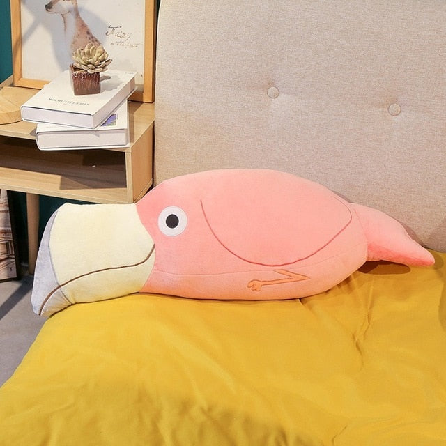 Grande Peluche Flamant Rose