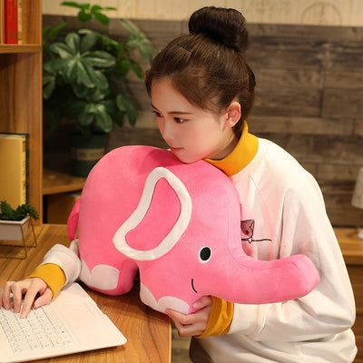 Jouet en peluche éléphant à la texture très douce