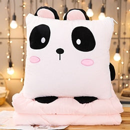 Coussin panda aux gros yeux