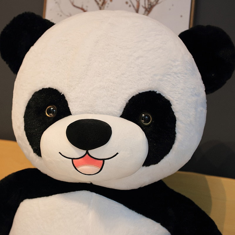 Panda géant en peluche à dorloter