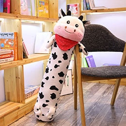 Peluche géante vache aux yeux brillants