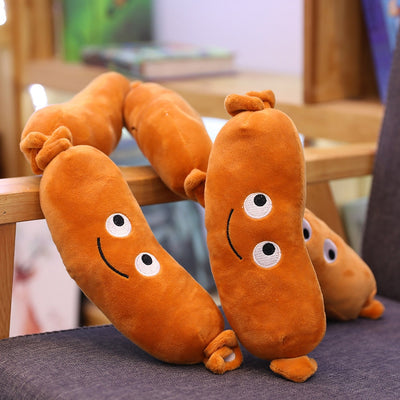 Peluche géante saucisson trop mignonne