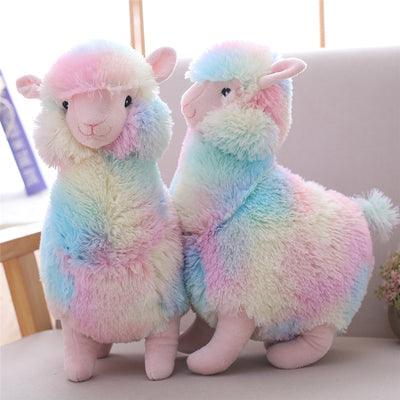 Peluche alpaga au doux pelage