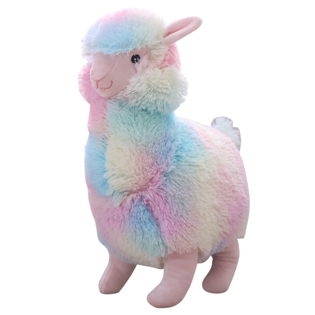 Peluche alpaga au doux pelage