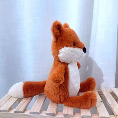 Compagnon renard en peluche doux, mignon et attachant