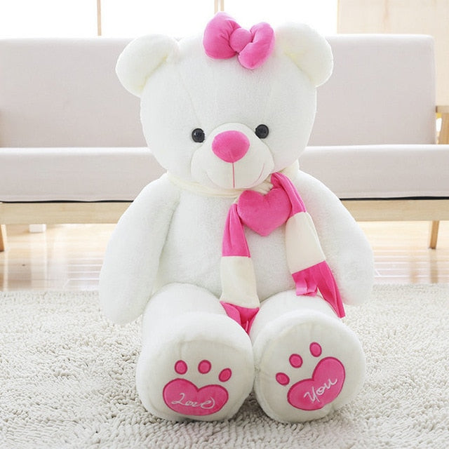 doudou nounours rose