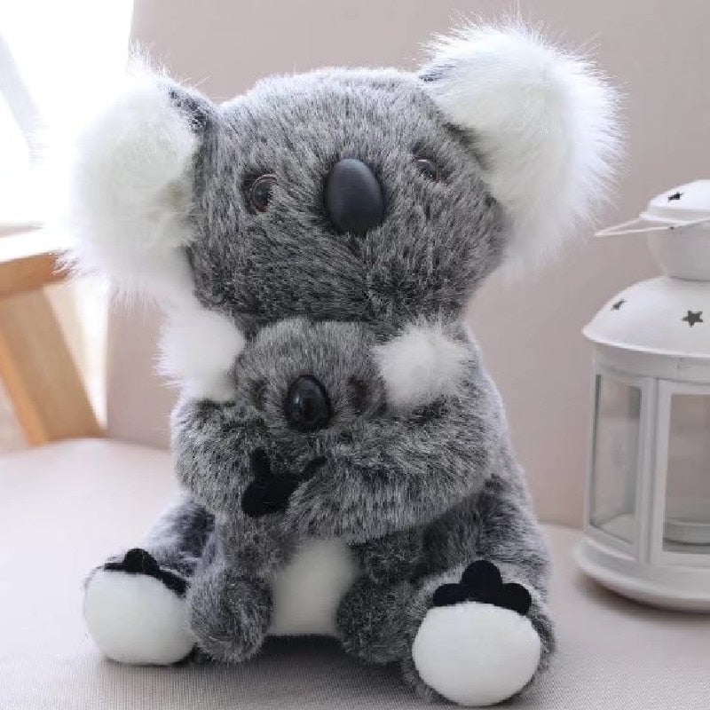 Jouet bébé Koala et sa maman gris