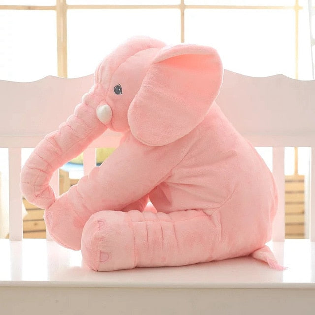 peluche elephant rose