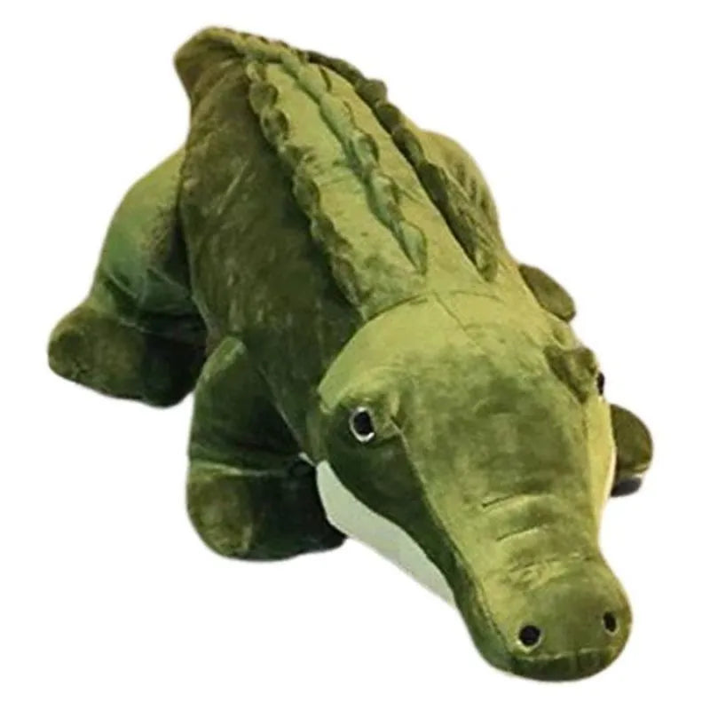 Peluche géante crocodile réaliste et animée