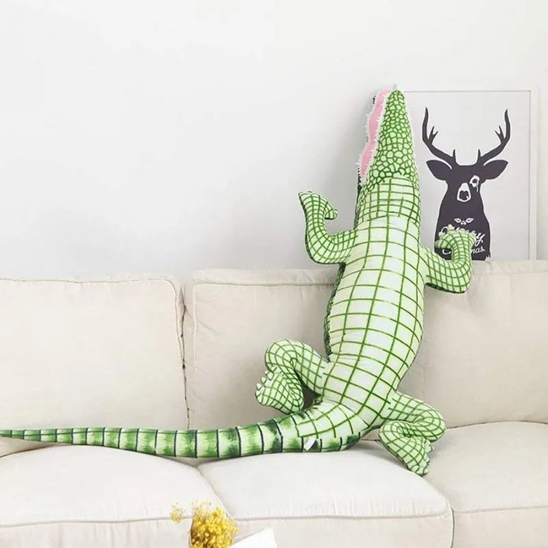 Jouet en peluche crocodile vert Jumbo – Géant peluche pour jouer – Plushie Produce Jouet en peluche crocodile vert Jumbo – Géant peluche pour jouer – Plushie Produce