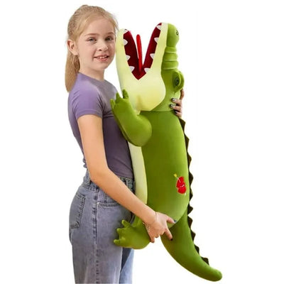 Peluche alligator hyper réaliste