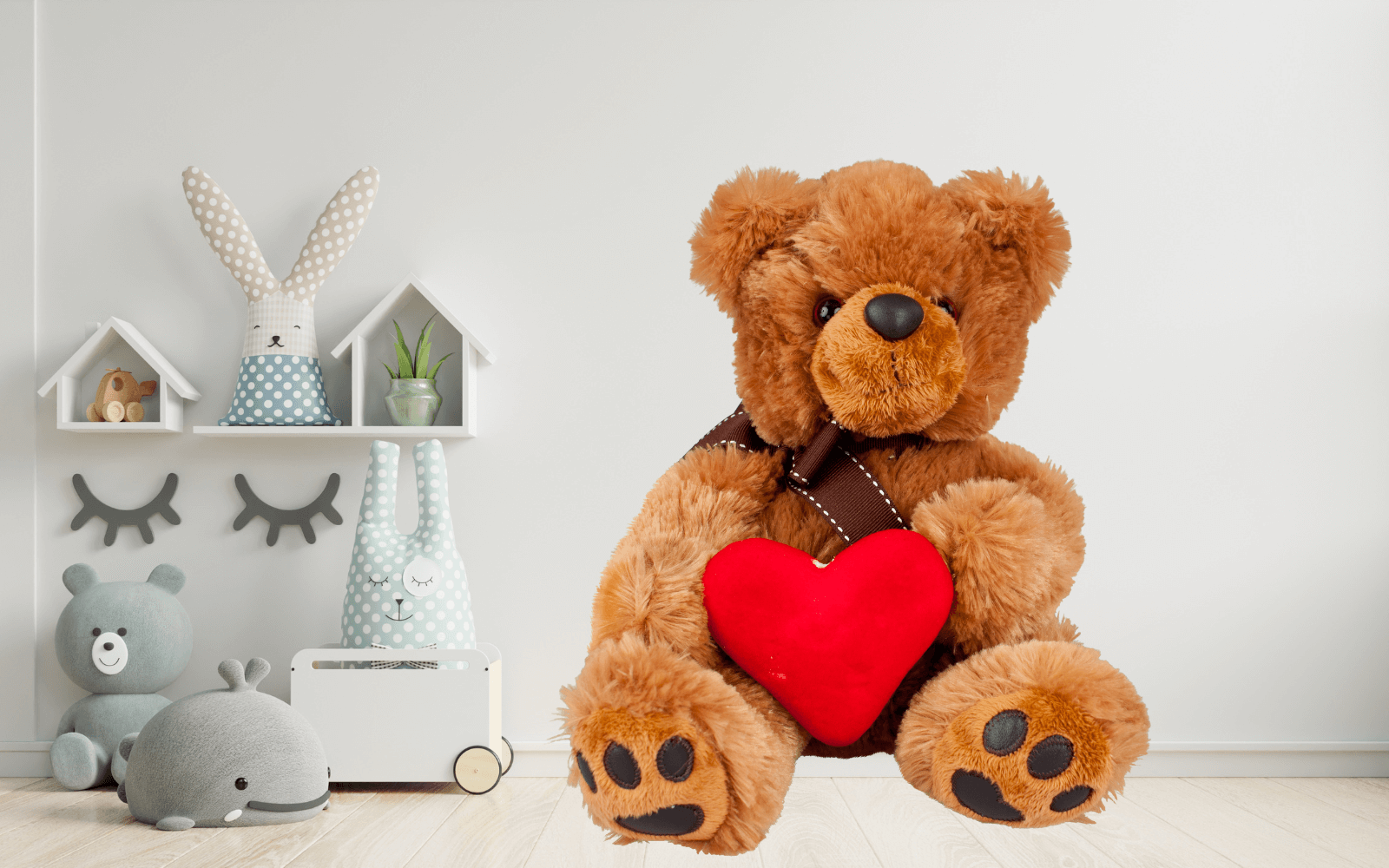 nounours pour saint-valentin