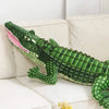 Grande peluche crocodile aux grands yeux