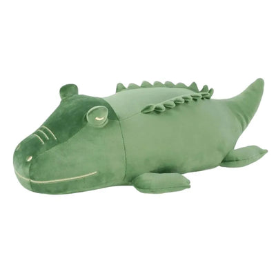 Sympathique peluche crocodile géant doux et moelleux