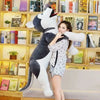 Peluche chien noir géant doux xxl