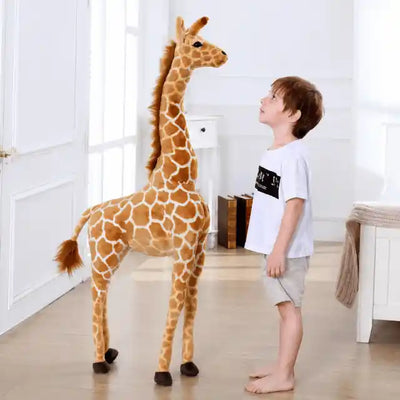Girafe en peluche géante pour décorer