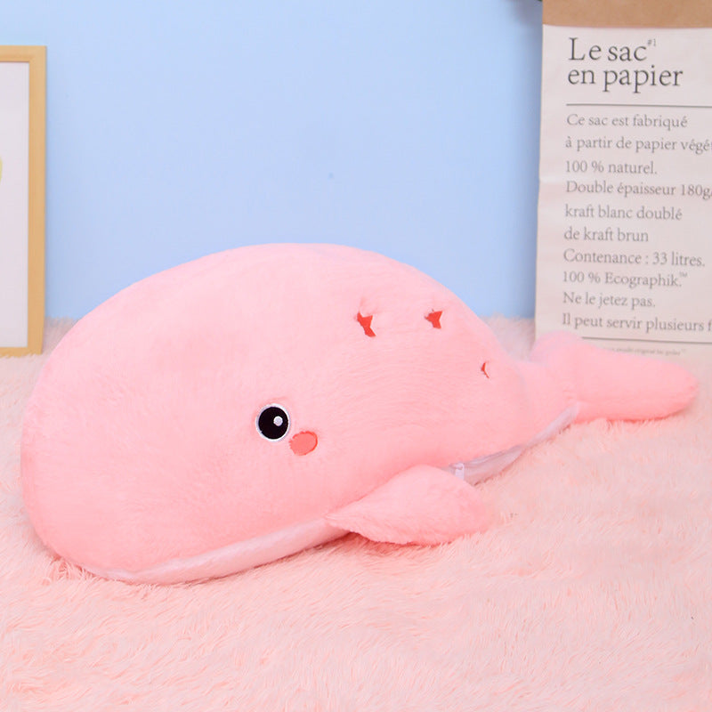 Peluche baleine rose