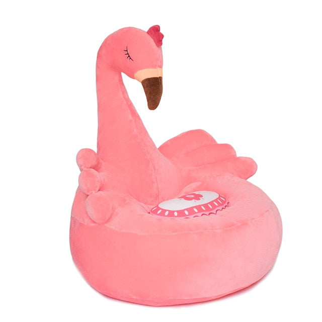 Coussin peluche oiseau chambre d'enfant