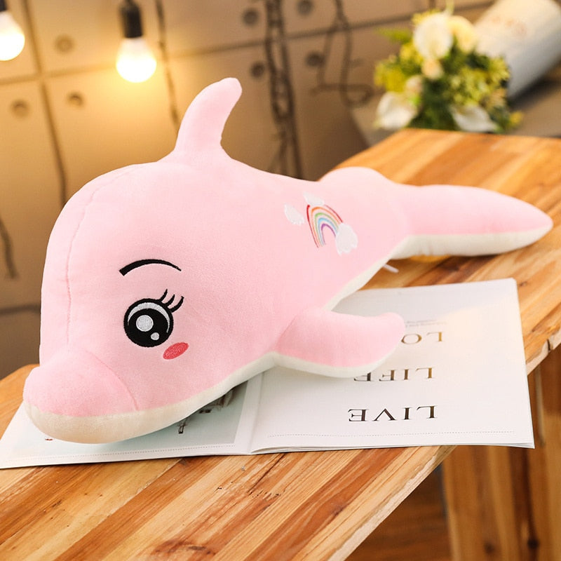 Dauphin peluche geante