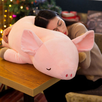 Gros cochon peluche très doux à aimer