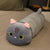 peluche chat gris